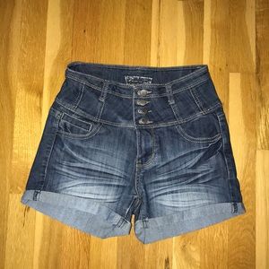 High Waisted Jean Shorts